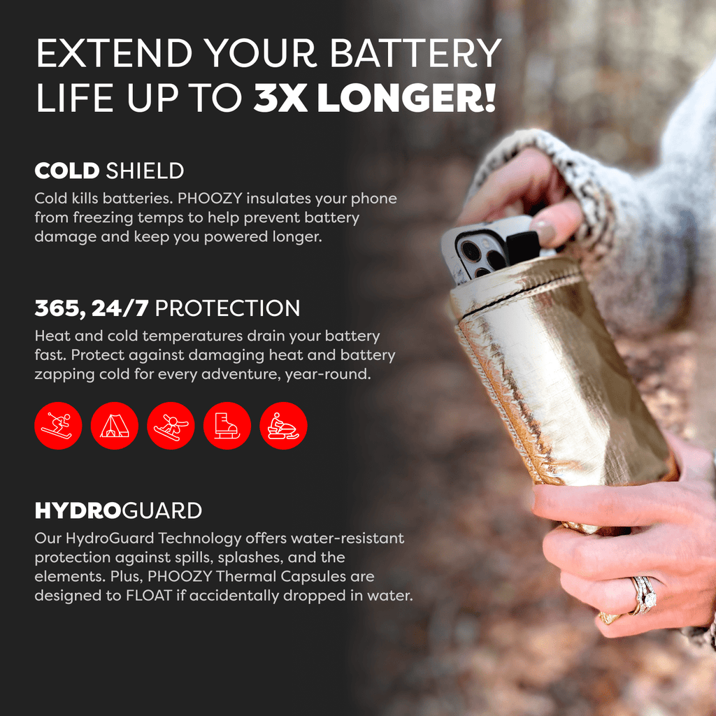 Apollo Series Thermal Phone Case - Extends Battery Life 3X