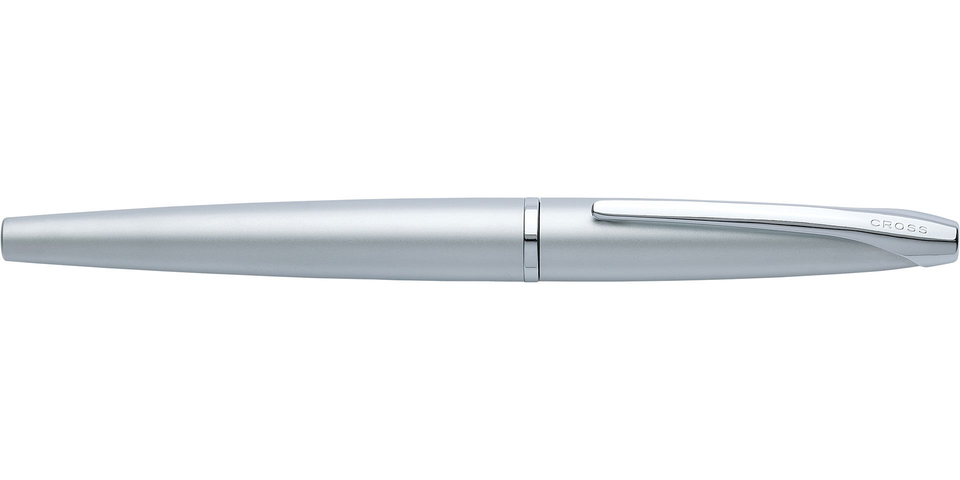 ATX® Pure Chrome Stainless Steel Medium Nib Fountain Pen
