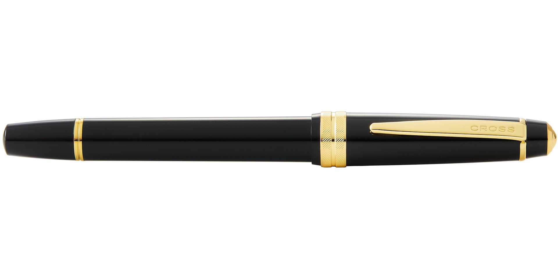 Bailey Light™ Polished Black Resin and Gold Tone Extra-Fine Nib Fountain Pen