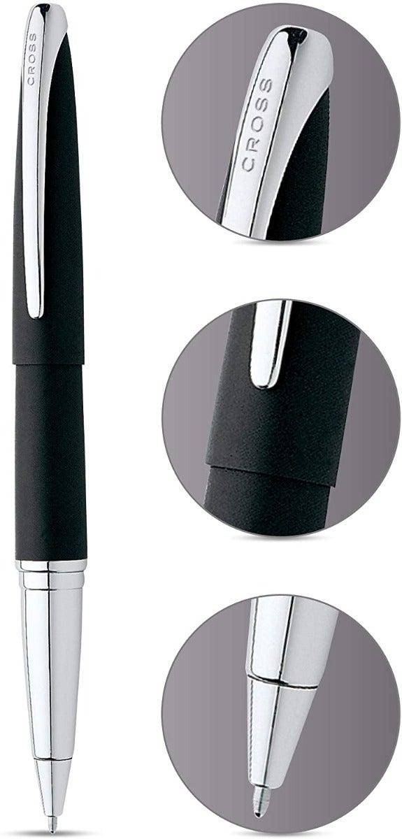 ATX® Basalt Black Rollerball Pen