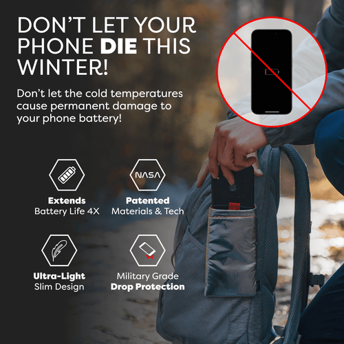 Apollo Series Thermal Phone Case - Extends Battery Life 3X