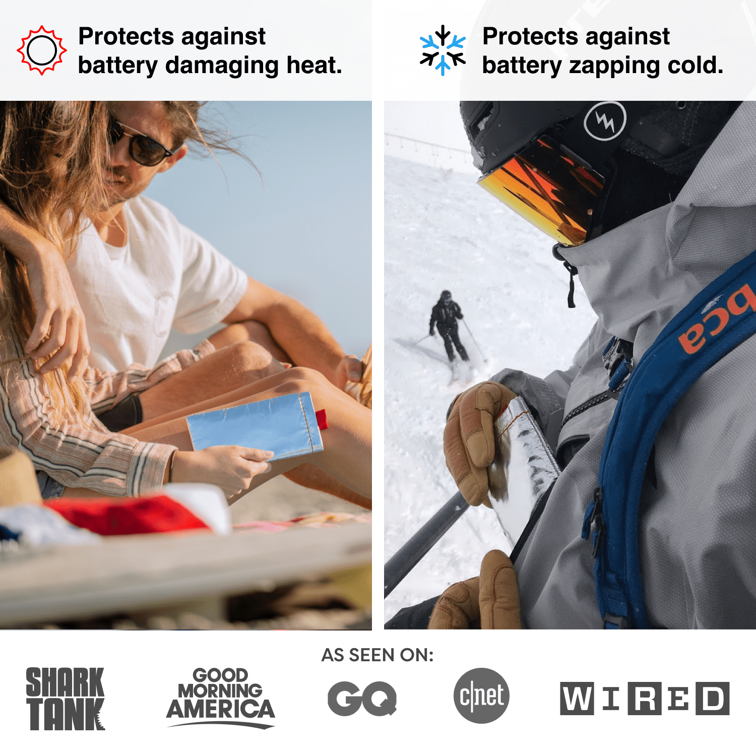 Apollo Series Thermal Phone Case - Extends Battery Life 3X