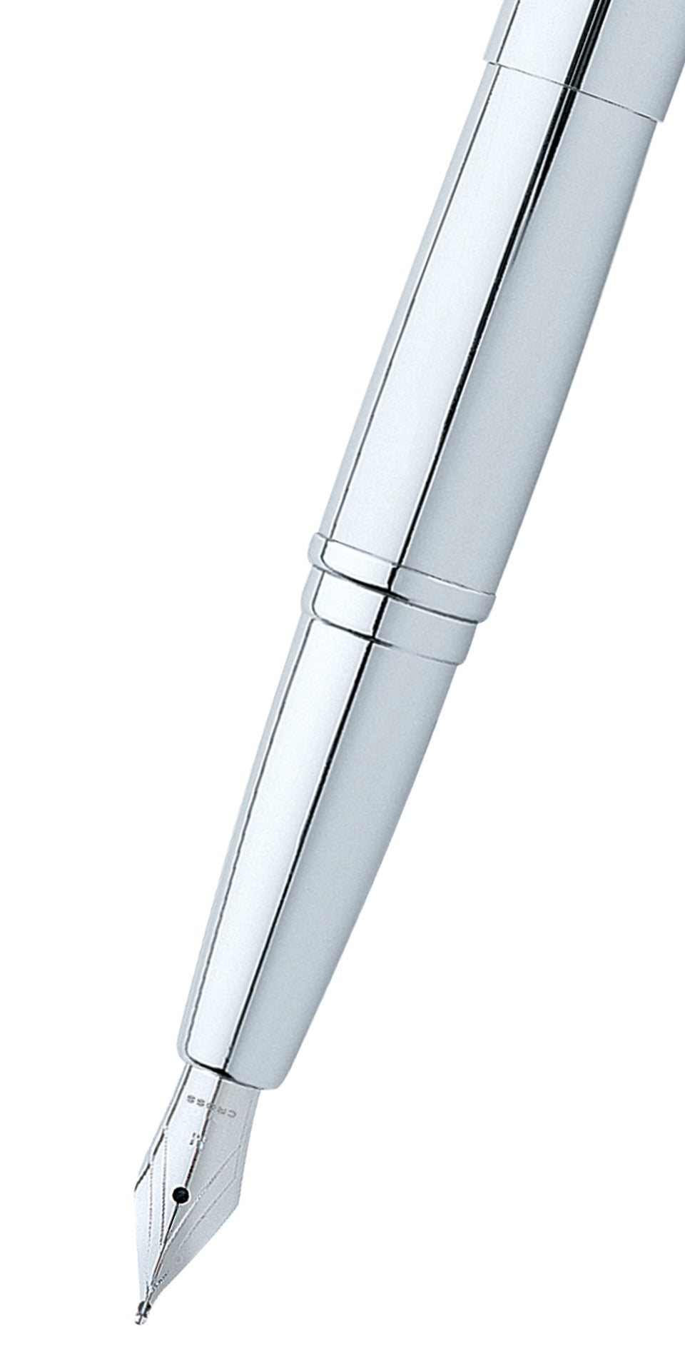 ATX® Pure Chrome Stainless Steel Extra Fine Nib Fountain Pen