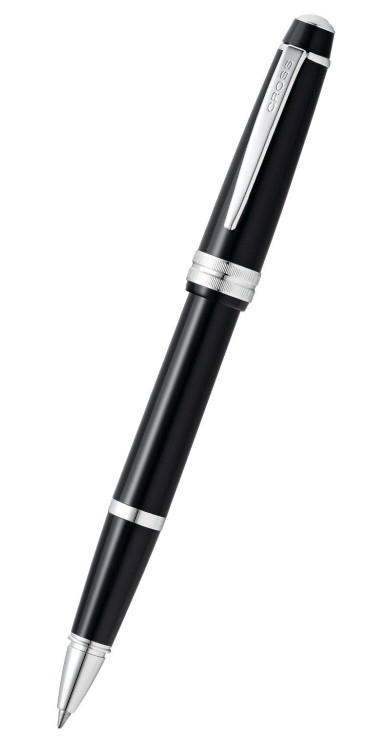 Bailey Light™ Glossy Black Resin Rollerball Pen